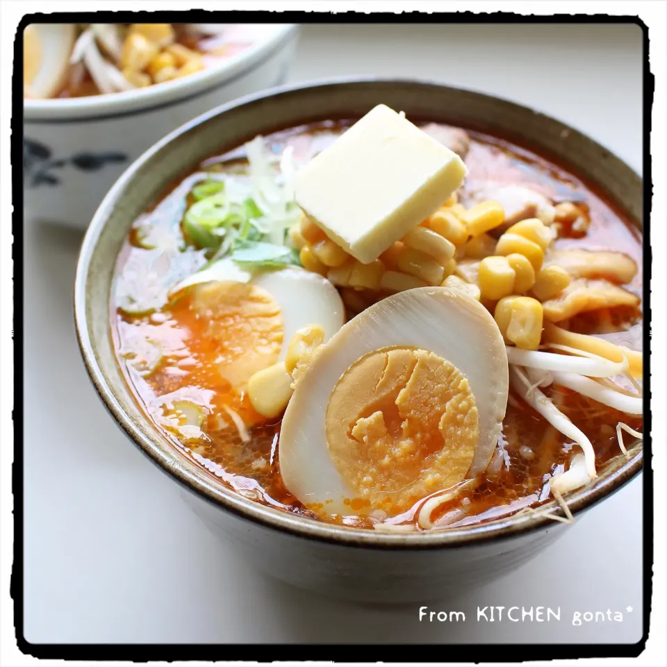 Snapdishの料理写真:具沢山の味噌ラーメン🍜|gonta*さん