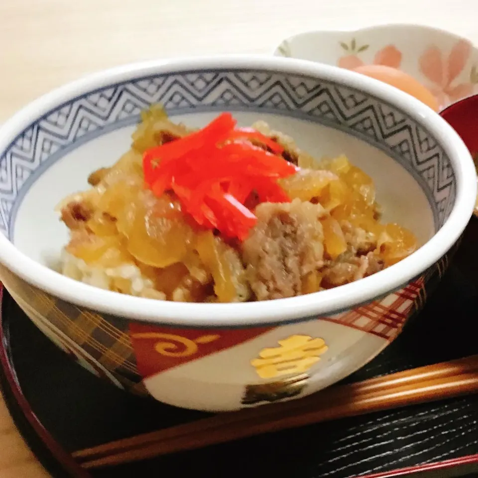 玉ねぎたっぷり牛丼♪|夢ーテルさん