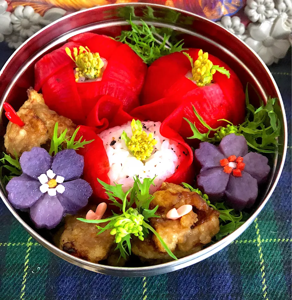 Snapdishの料理写真:今日のベジ弁当🍱|marikoさん