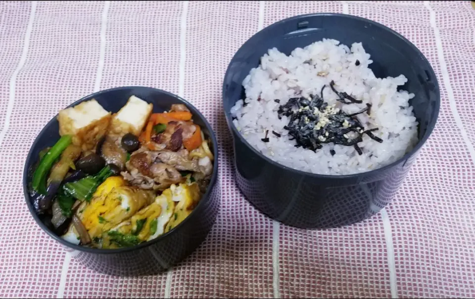 温か丸型お弁当～♪|ポロポロさん