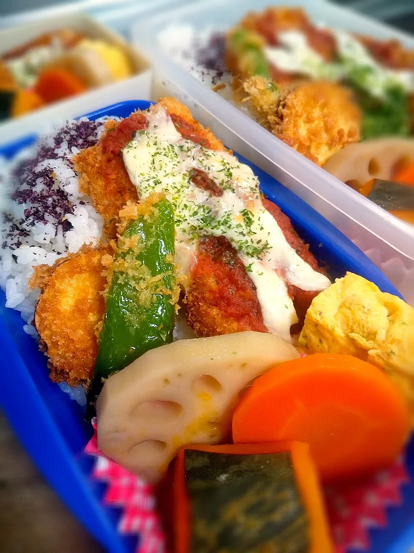 Snapdishの料理写真:今日のお弁当20200324|和泉の元気パパさん