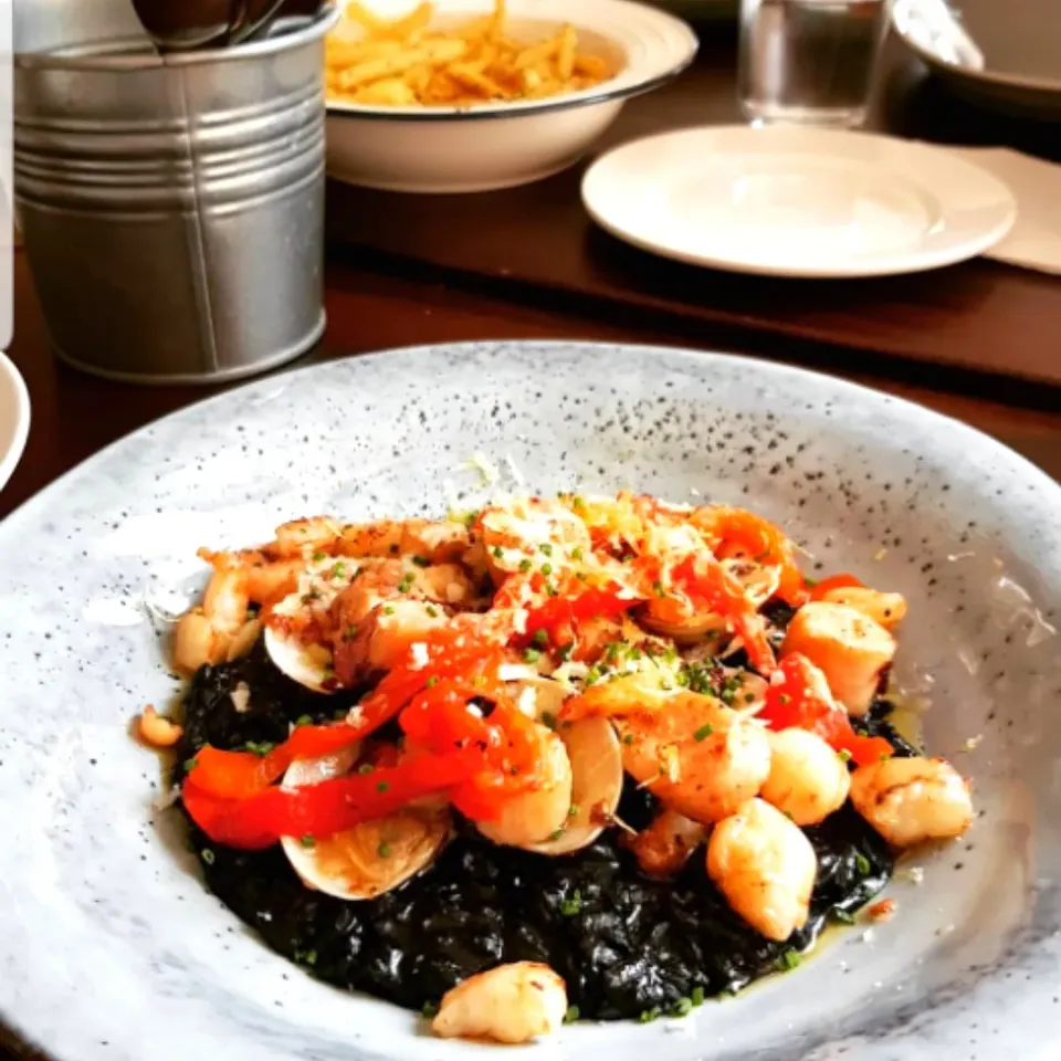 Squid ink pasta|Juneさん