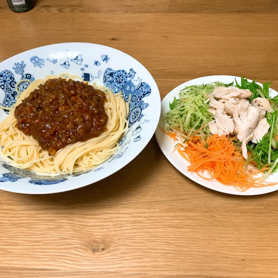 Snapdishの料理写真:大豆ミートソースのパスタ|ヤマネコさん