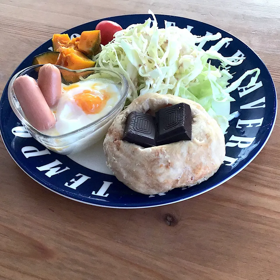 Snapdishの料理写真:ワンプレート朝ごはん|マロン母ちゃんさん