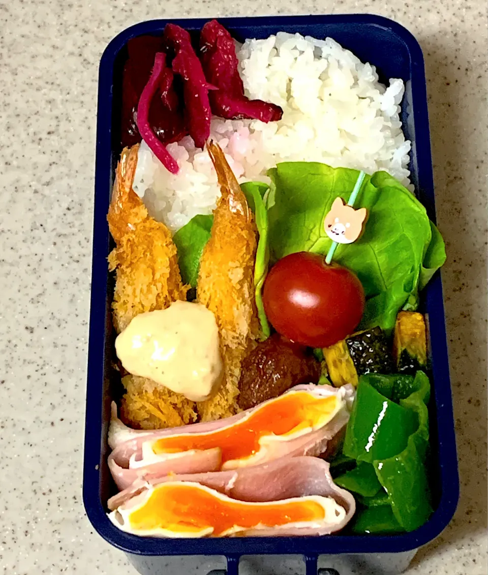 エビフライ弁当|besさん