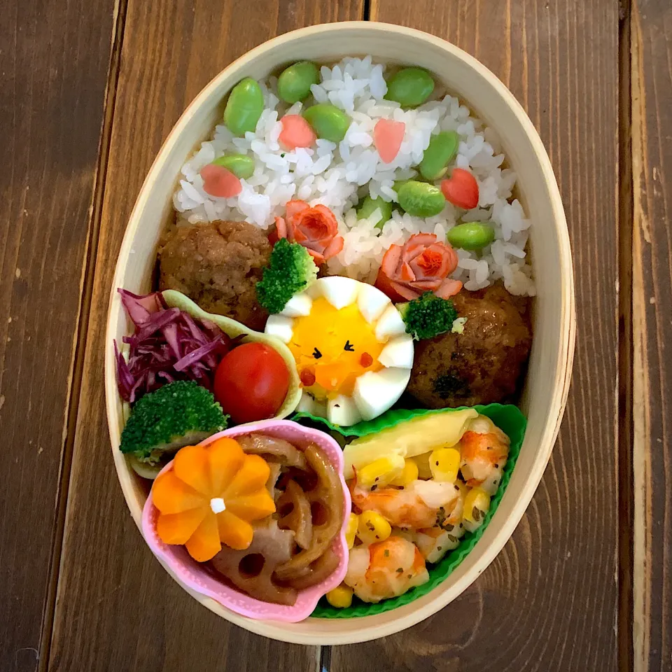 Snapdishの料理写真:肉団子弁当💕|ともさん