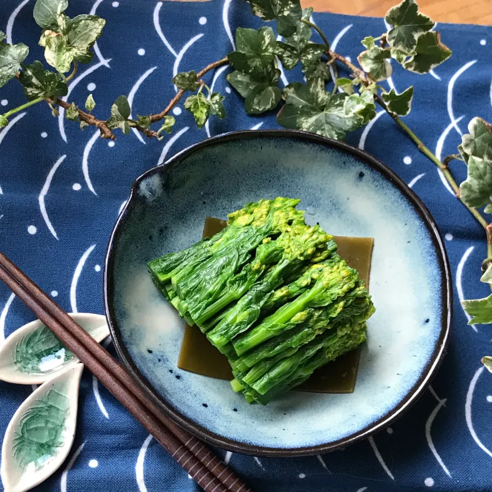 🍀名残の菜の花は味わい深く昆布じめで🍀|Hollyさん