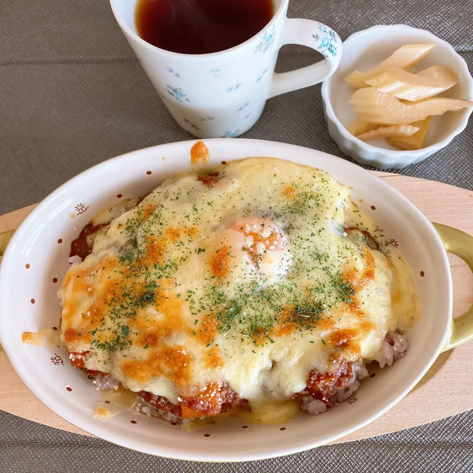 焼きカレー(  '-'  )お昼ご飯|サチャンさん