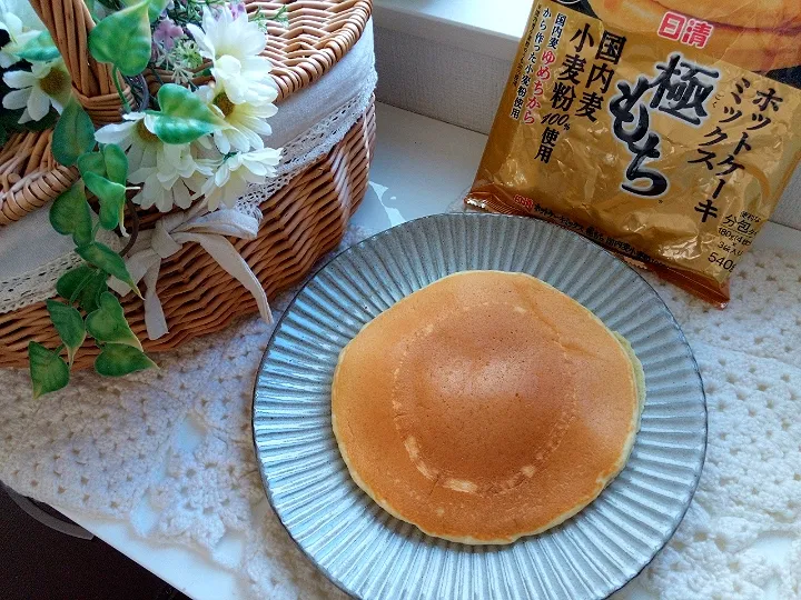 Snapdishの料理写真:✽極もちパンケーキ🥞✽|＊抹茶＊さん