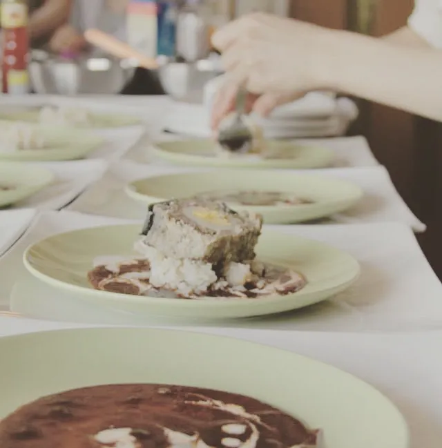 自家製ミートローフのチーズリゾット添え。#料理研究家指宿さゆり（いぶすきさゆり）|【公式】料理研究家　指宿さゆり≫ｽﾀｼﾞｵ（ｽﾀｯﾌ運営）さん