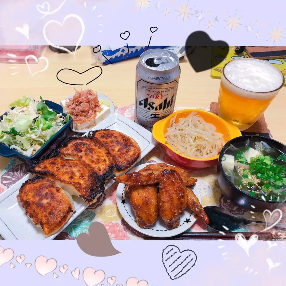 Snapdishの料理写真:３／２５ ｗｅｄ 晩ごはん🍴＊○°|rinaronarさん