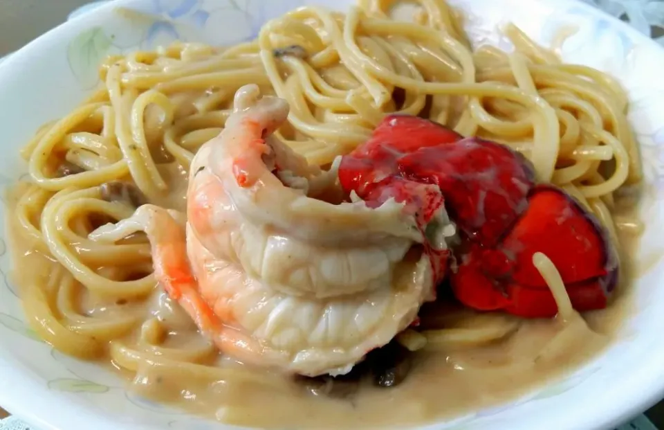 pasta with lobster|steven z.y.さん