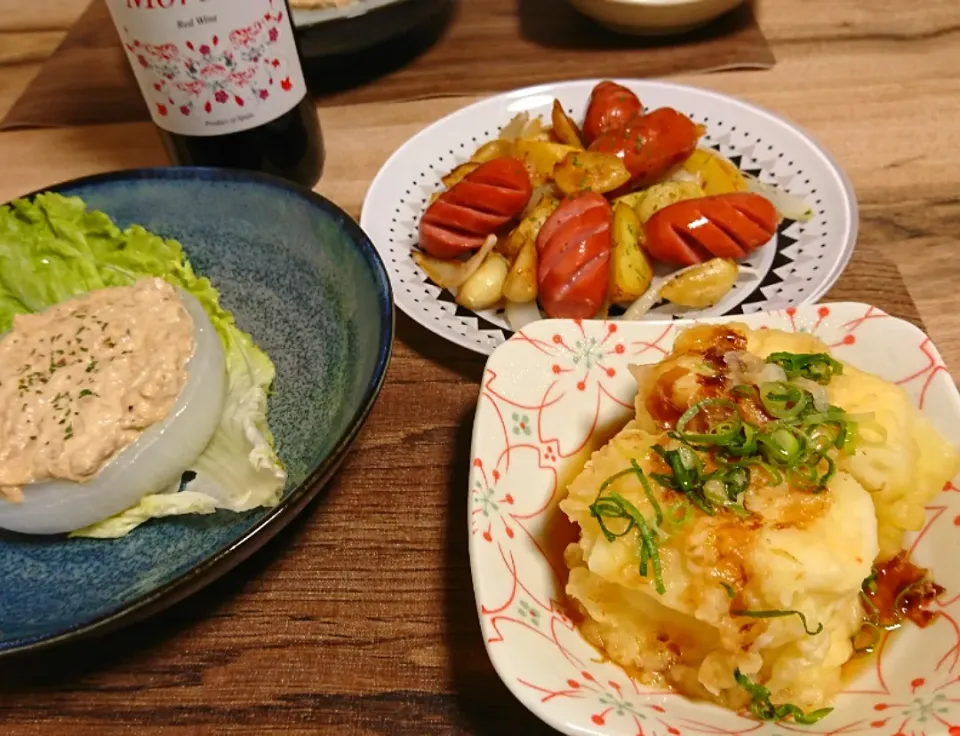 新玉ねぎのツナソース🍶|かめさん