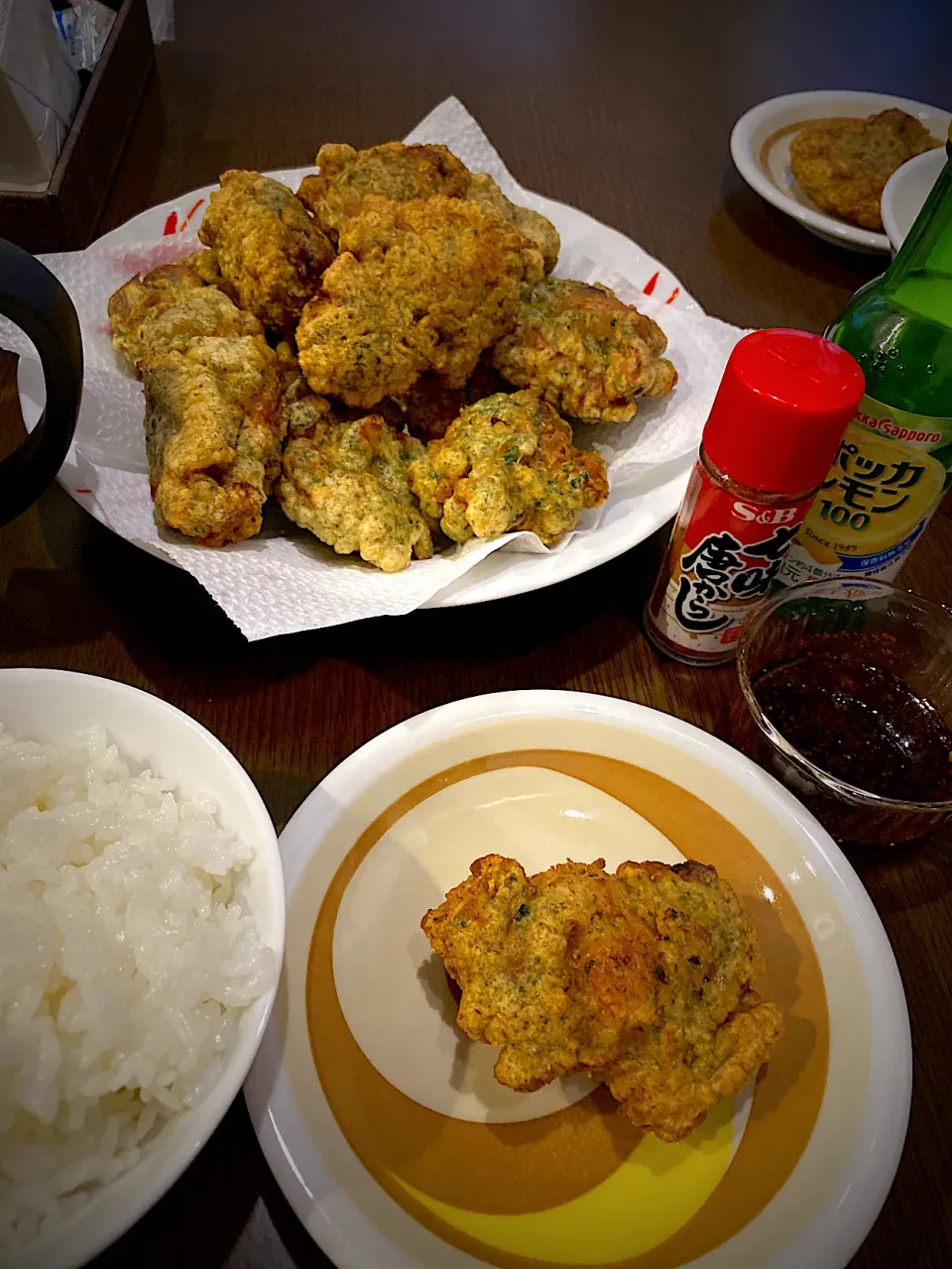 青海苔と卵のサクサク唐揚げ|ch＊K*∀o(^^*)♪さん