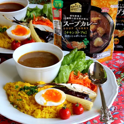 「スパイスカフェ　スープカレー（チキンスープ味）」を使ってみたSnapdishの料理・レシピ写真:スープカレー