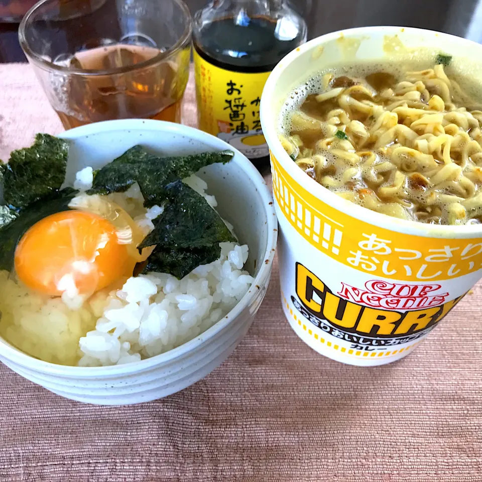 カレーヌードル、卵ごはん|純さん