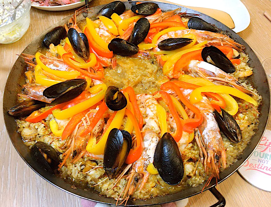 Hand made Paella “Moda de la casa”, using my friend recipe from Spain.|kenさん