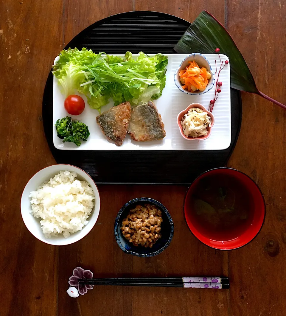 お昼ご飯【鯵フライ定食】|nainaiさん