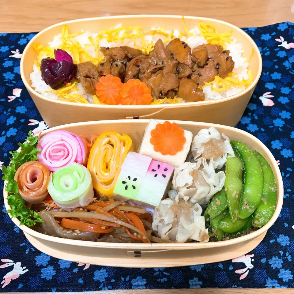 旦那のお弁当1 照り焼き弁当にしました^ ^|ヤマネコさん