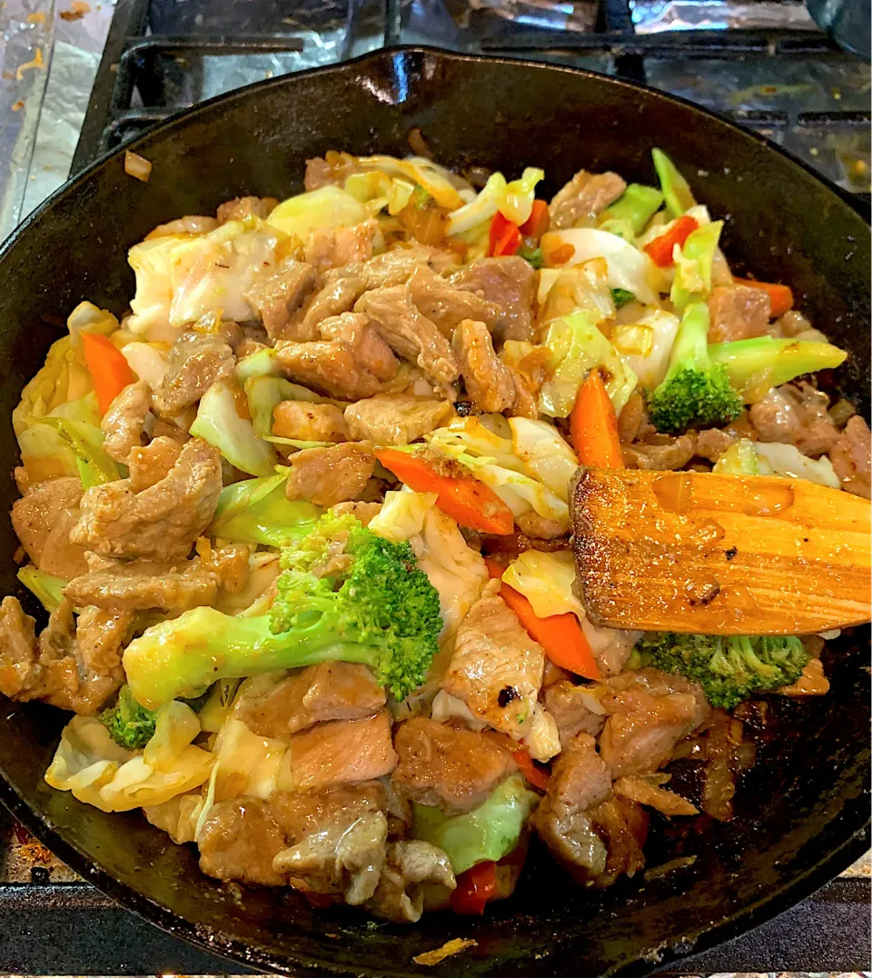 Mixed Stir-Fried Veggie with Meat 😋|Alma's Home Kitchenさん