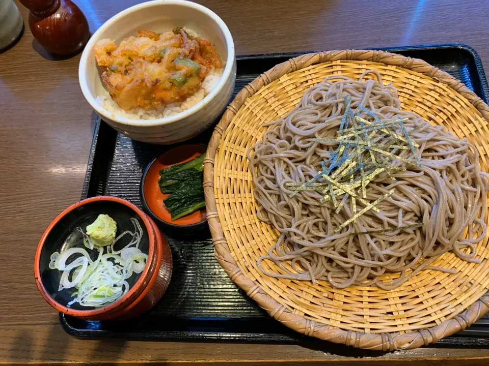 おらが蕎麦のかき揚げ丼定食（ざるそば）|Morito Kamiyaさん