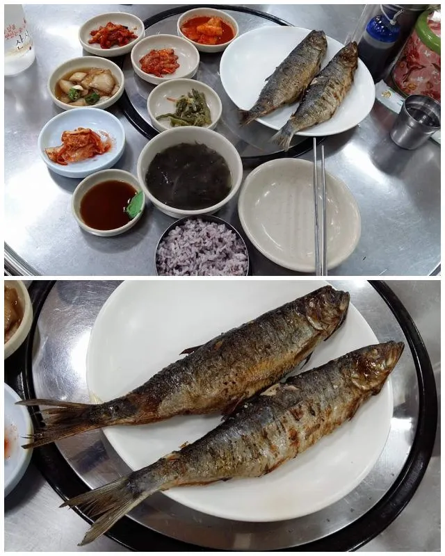 Soraepogu Fish Market - grilled fish for lunch|steven z.y.さん