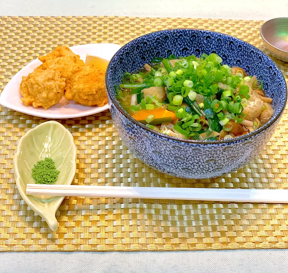 2020327 今日のお夕飯は自家製チキンナゲットにヘルシーななめこ汁煮麺‼︎|Seikoさん