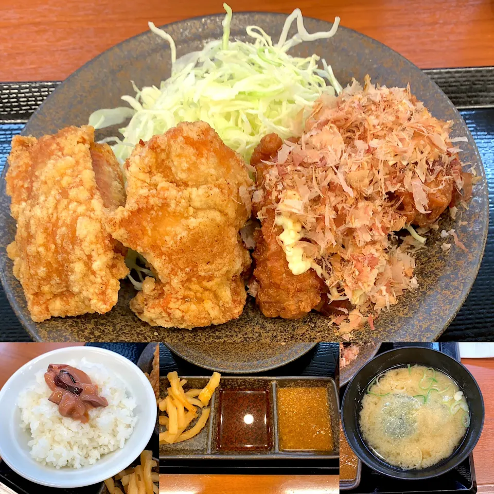 お好み焼きからあげ　合い盛り|るみおんさん