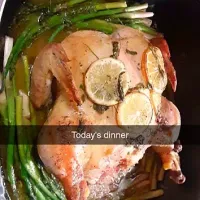 Snapdishの料理写真:Roast Chicken w/ Asparagus|AleLoveさん