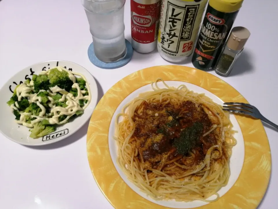 今宵は、ミートソースパスタ🍝|Kojiさん