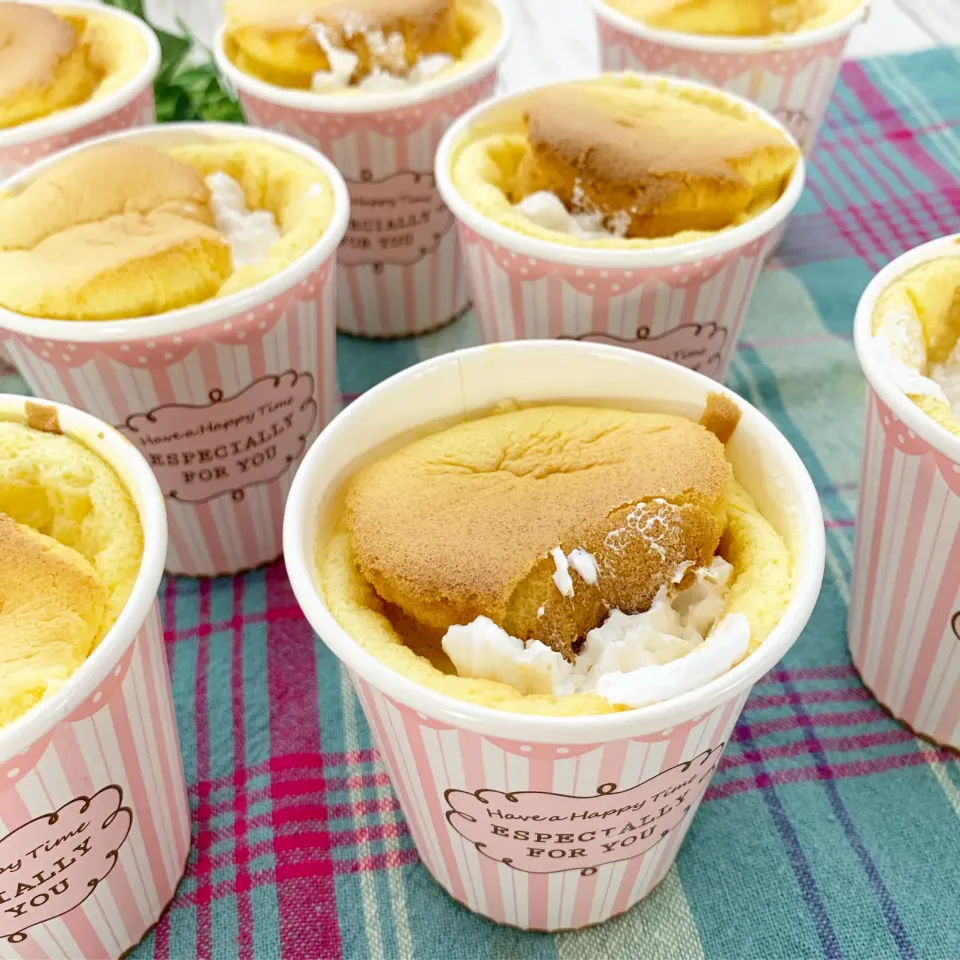 カップでシフォンケーキ|みんなのあねごさん