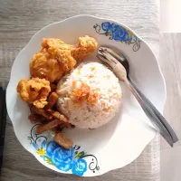 Nasi Ayam KFC & sambal goreng tempe tahu|Cinceさん