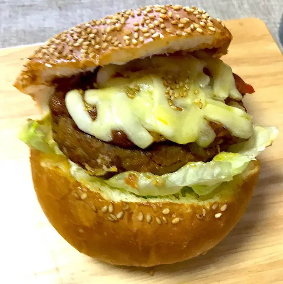 昨日の朝ごパン🍔|morimi32さん