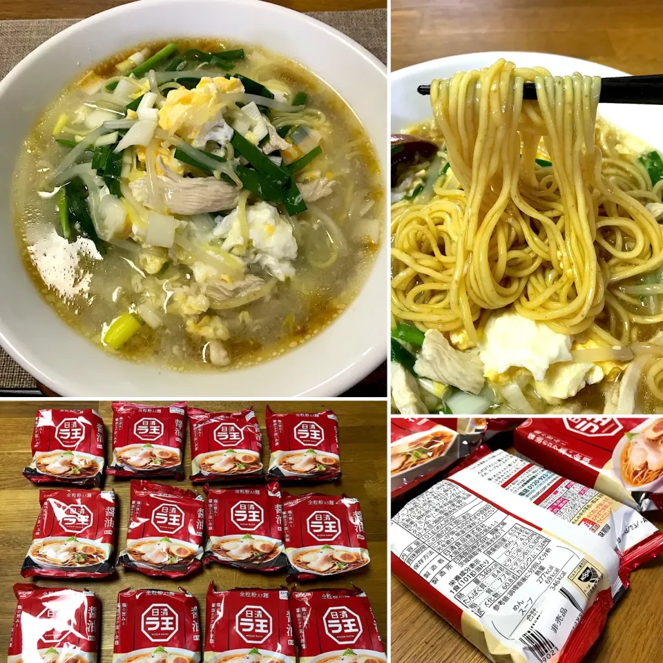 もやしニラ溶き卵のあんかけラーメン　#ラ王|morimi32さん