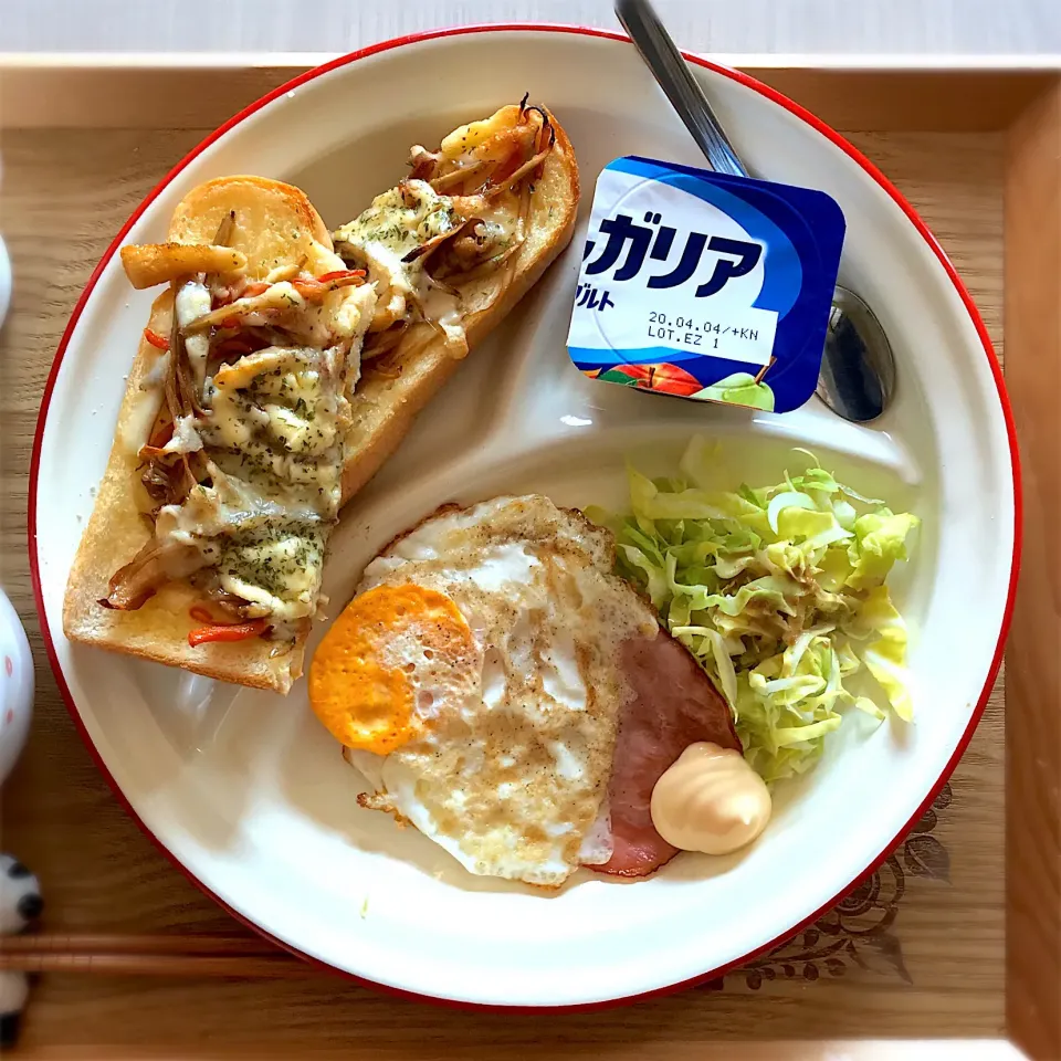 Snapdishの料理写真:朝ごパン🐾❤|さくらさん