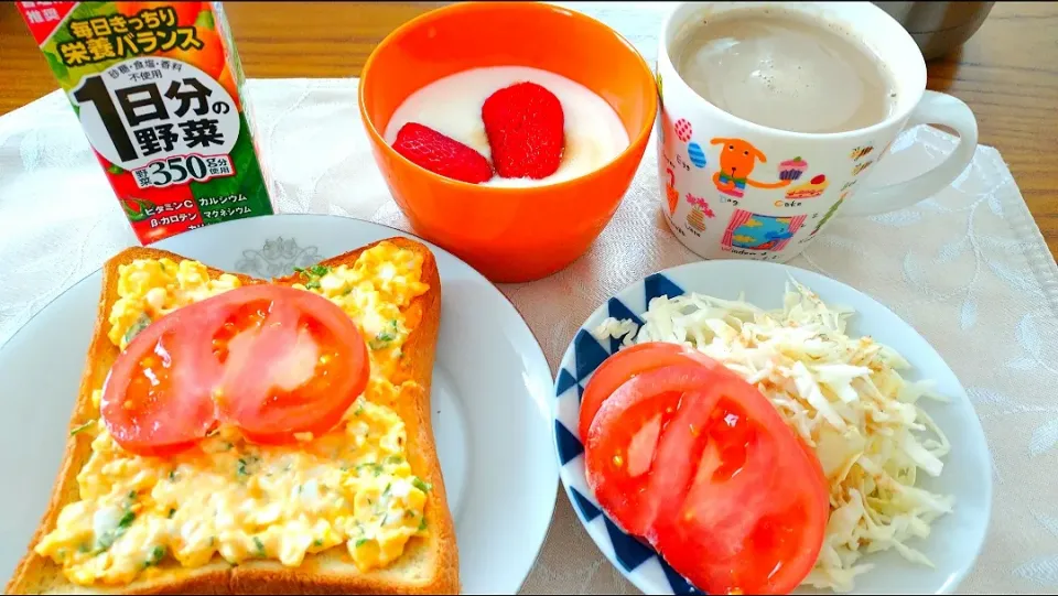 Snapdishの料理写真:3/29のお昼ご飯
厚切りトースト|卯月さん