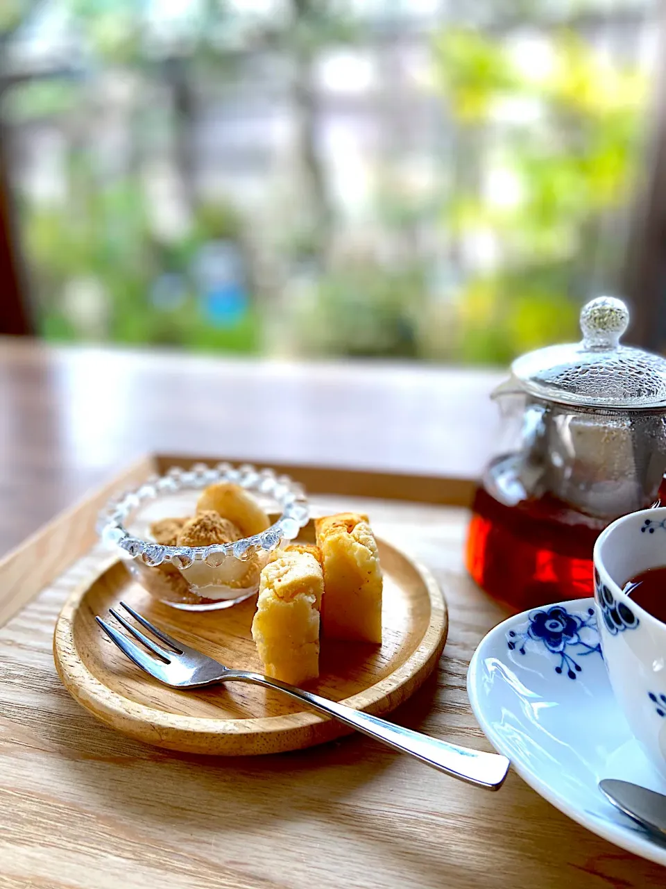 Snapdishの料理写真:カフェらるごさんにて　デザートセット🍽|ナナさん