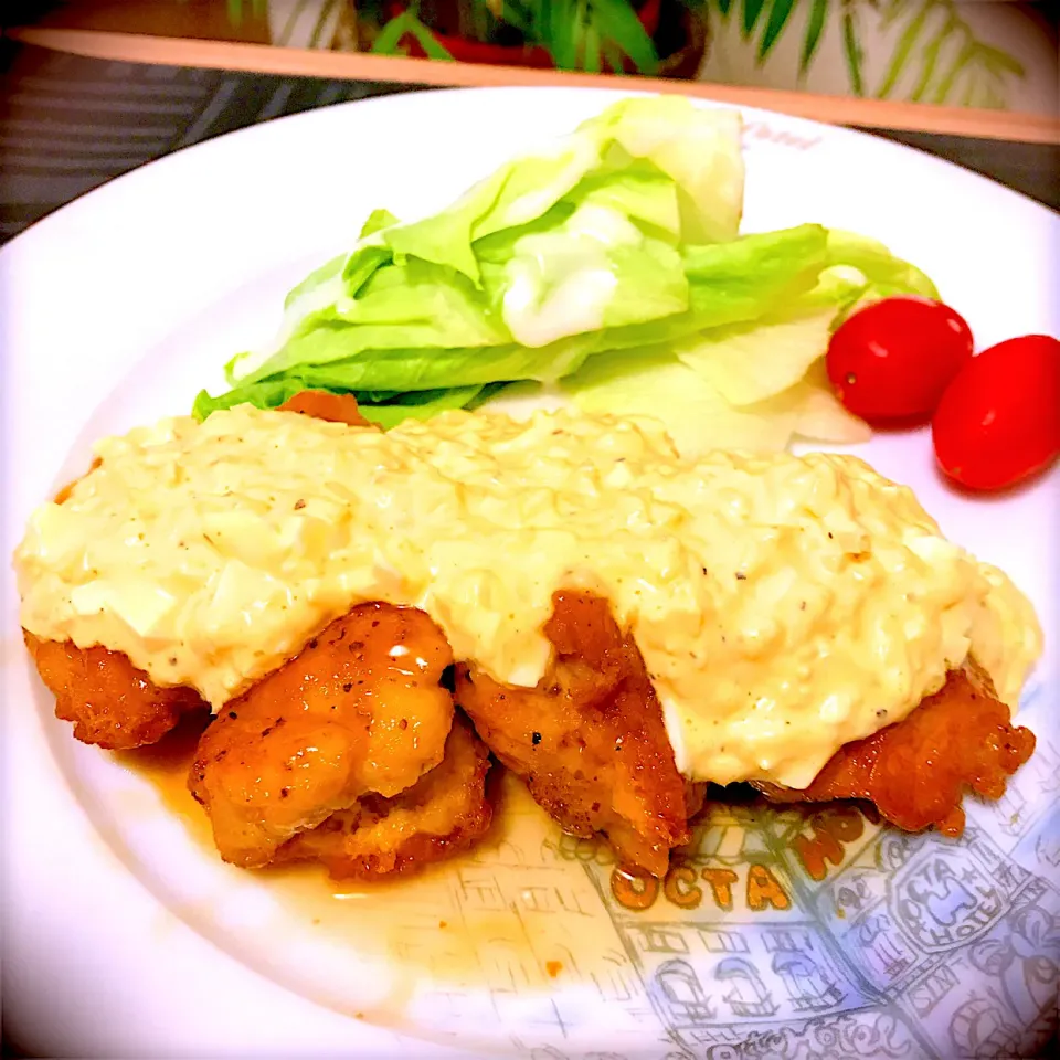 宮崎のご当地グルメ   🍗自家製タルタルソースた〜ぷりのチキン南蛮をどうぞ‼️|Sの食卓さん