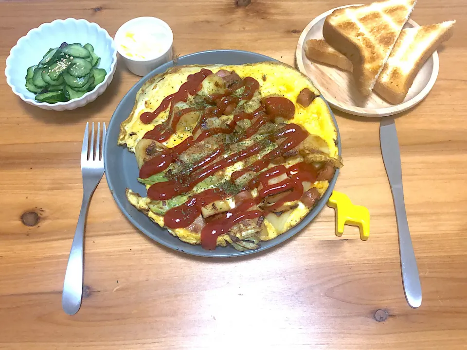 Snapdishの料理写真:スパニッシュオムレツ|saknさん