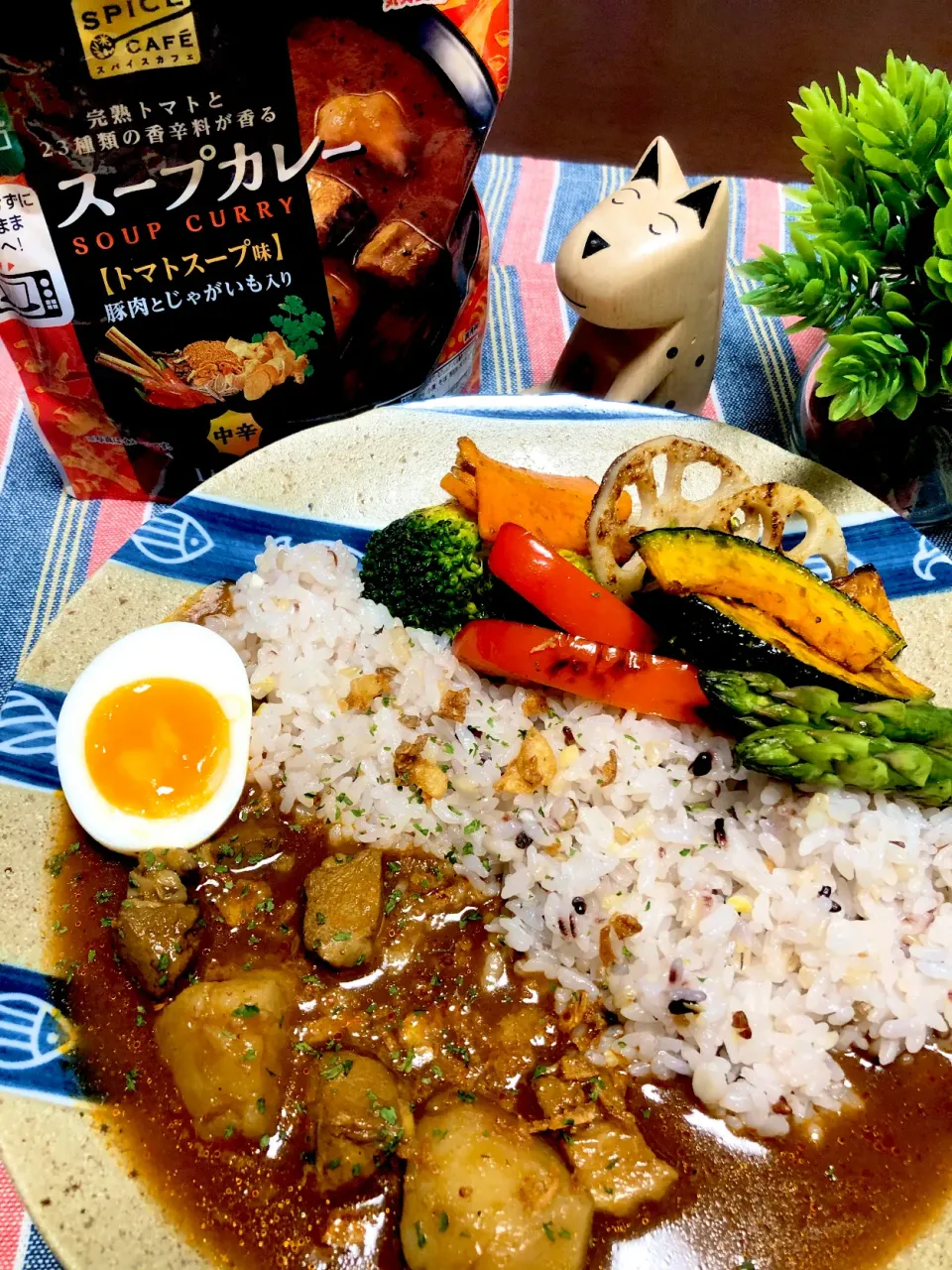 Snapdishの料理写真:スープカレー🍛☝🏻|chiezooさん