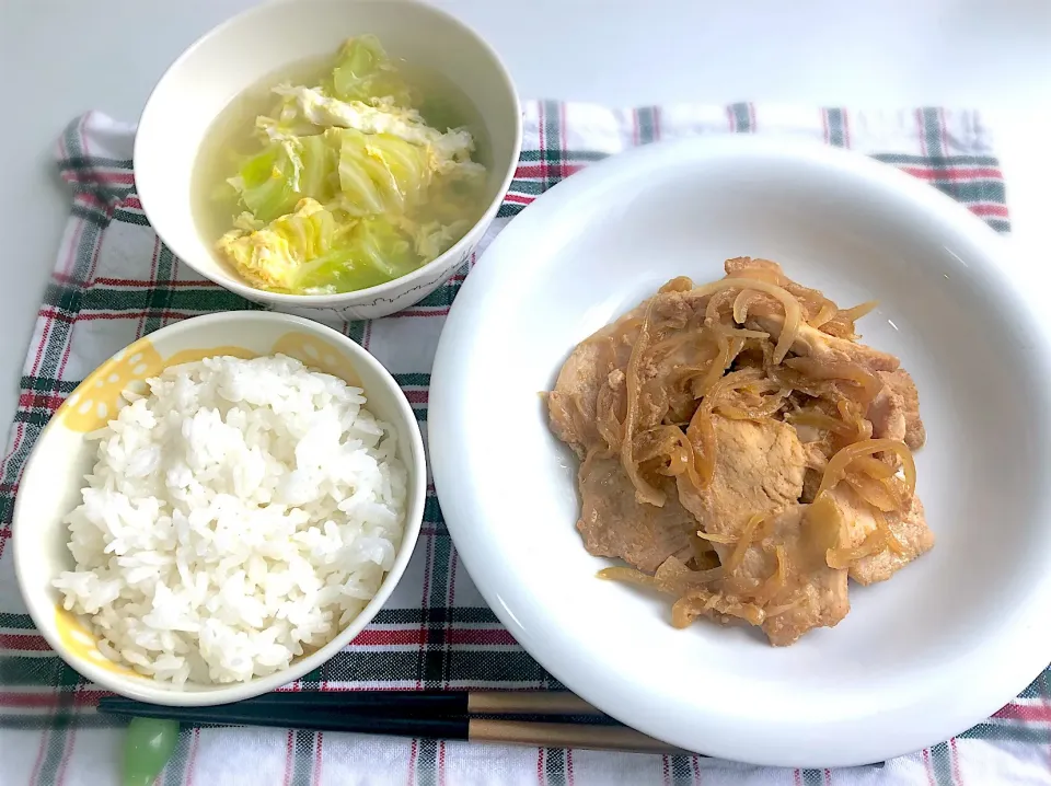 鶏むね肉のゆずタレ焼き、春キャベツと卵のスープ|kyoさん