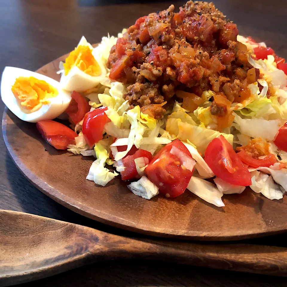 しゅんばーばさんの料理 「タコライス」|モスグリーンさん