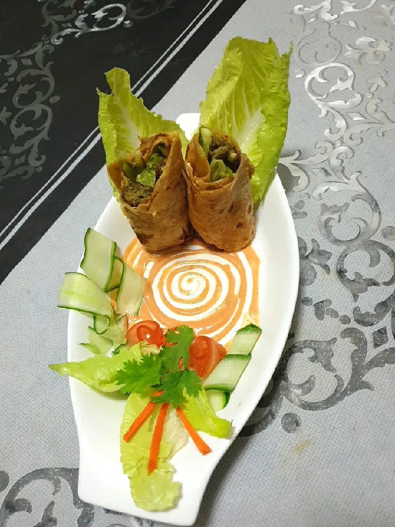 mutton sheekh roll|Husnaさん