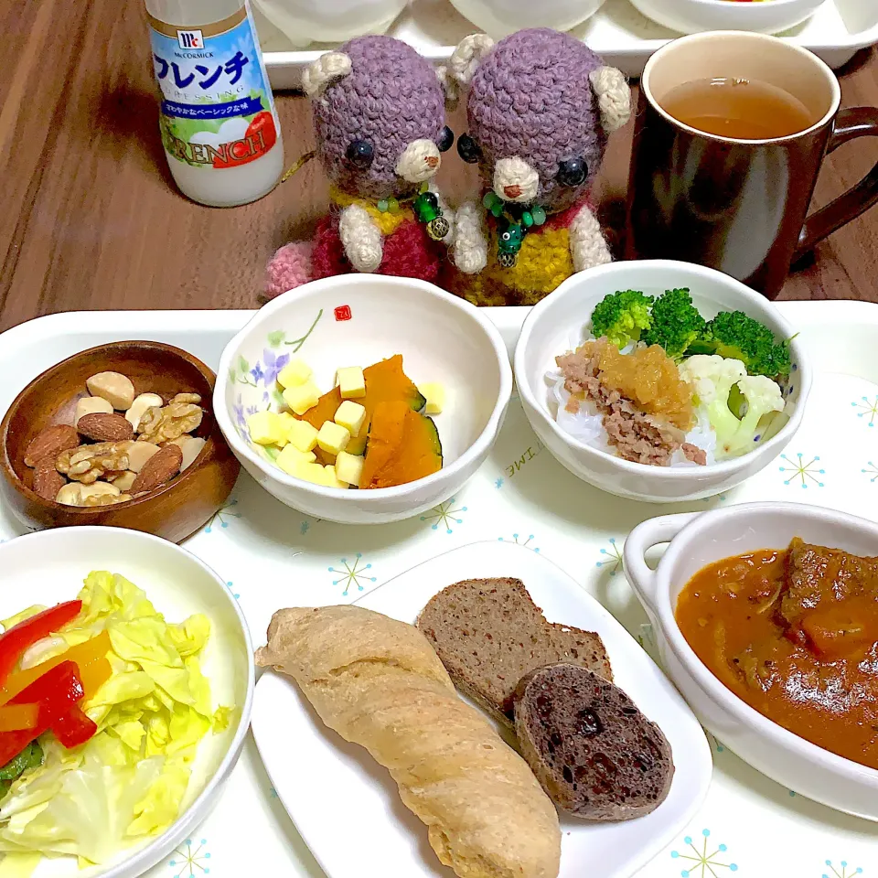 Snapdishの料理写真:朝ごぱん（╹◡╹）|chagashiさん