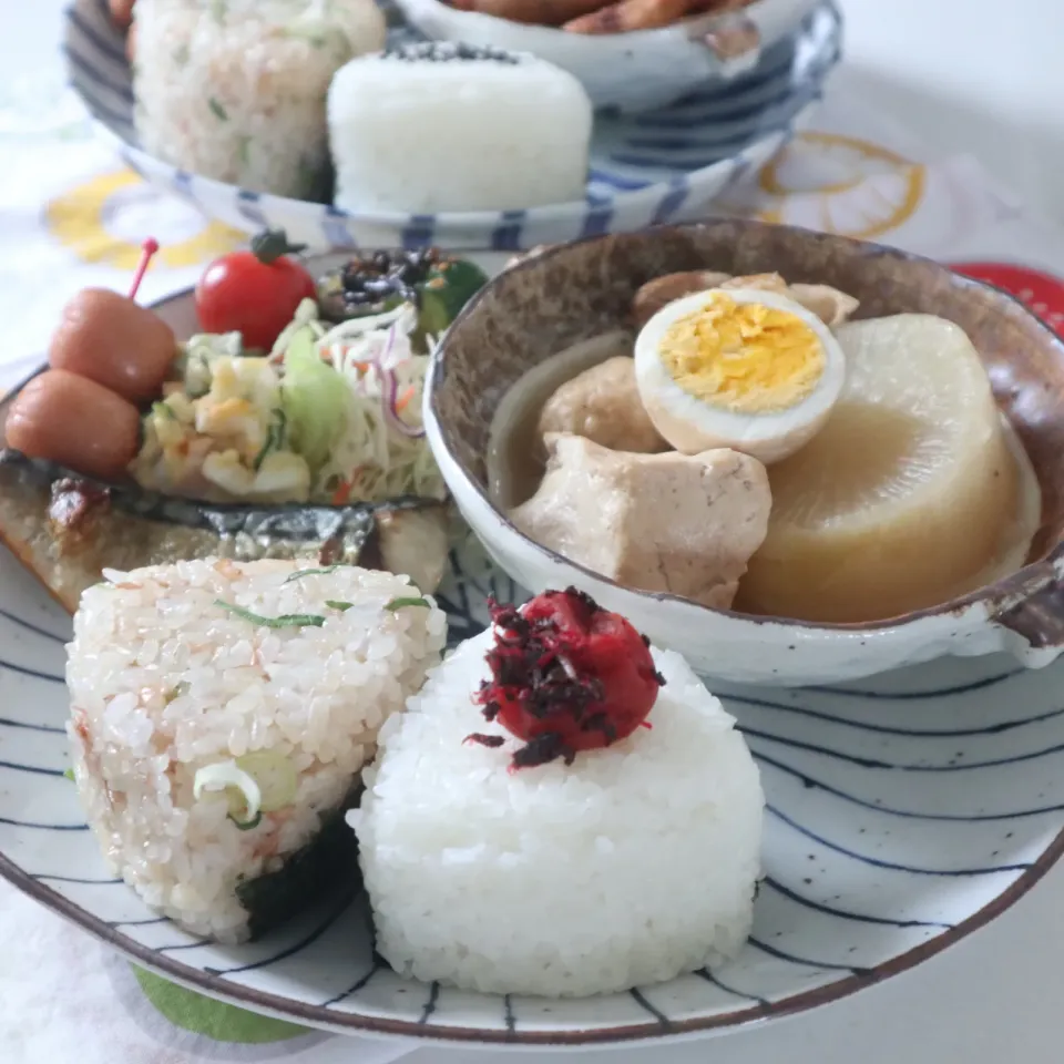 中学生男子置きランチ21日目🍱おでんとおむすび🍢🍙|なかじー。さん