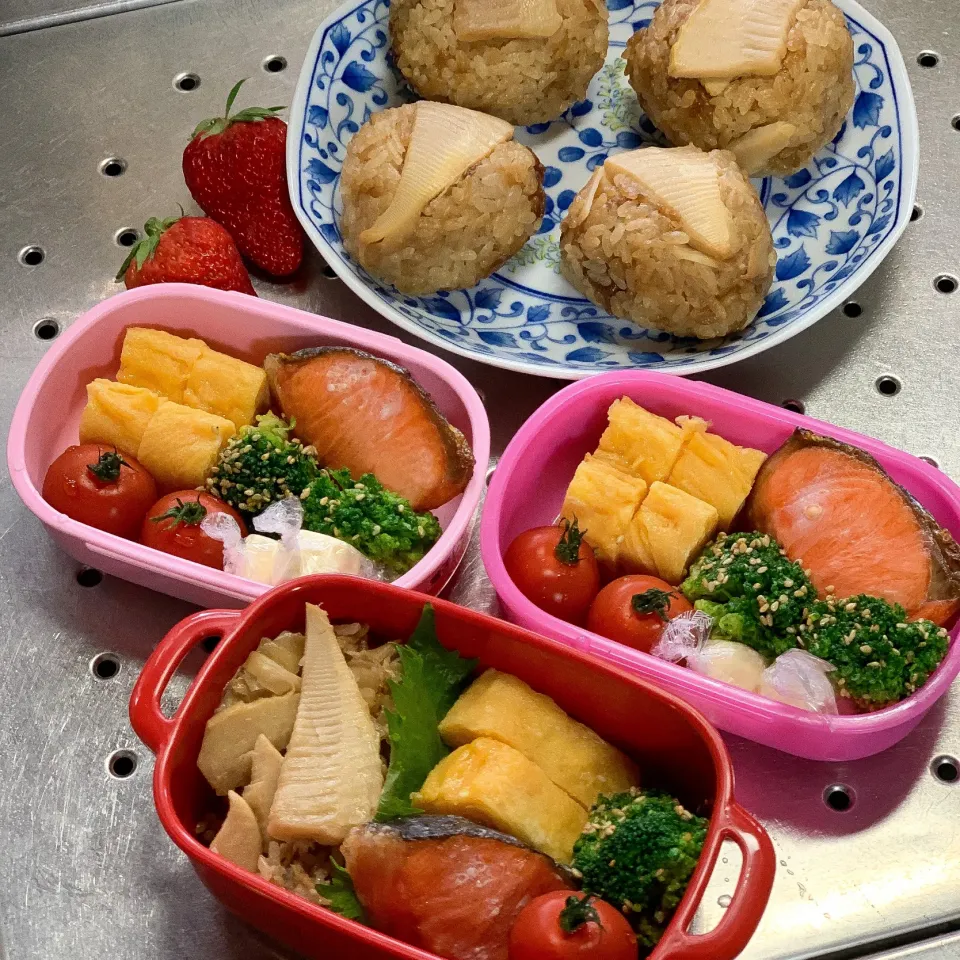 Snapdishの料理写真:筍ごはんお弁当🌸|kozue512さん