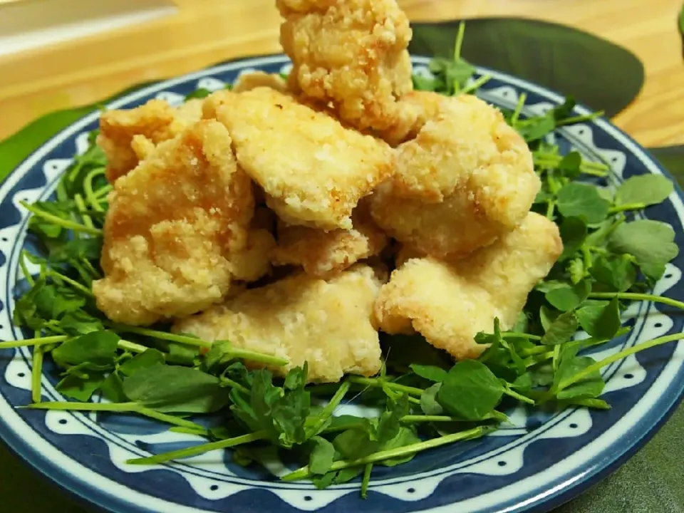 塩にんにくから揚げ|すずらんさん