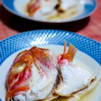 白汁魚王‼️魯山人のお得意料理、レンコダイで作ってみた。(*☻-☻*)