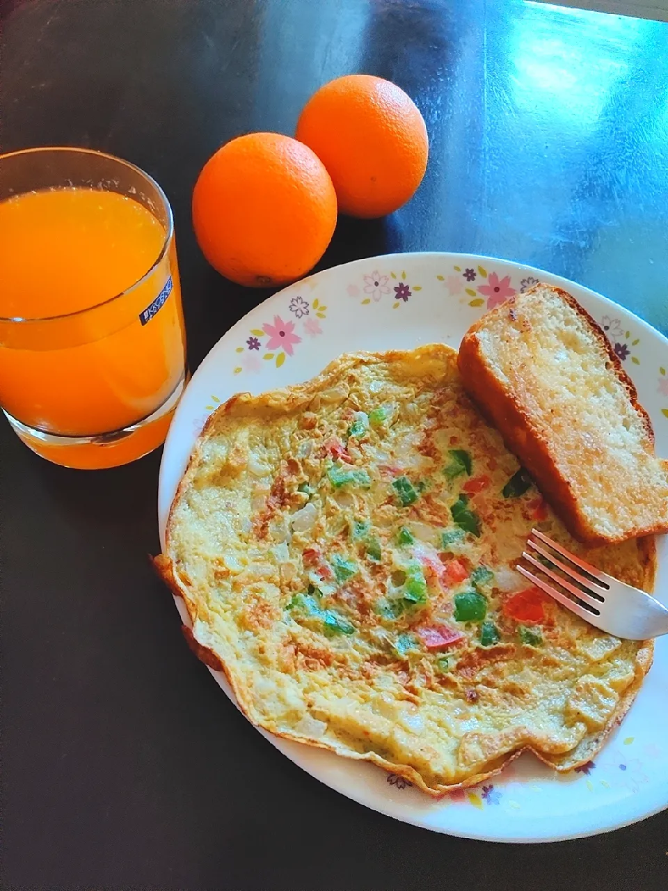 Healthy Breakfast # Eggs # Orange juice|lax14さん