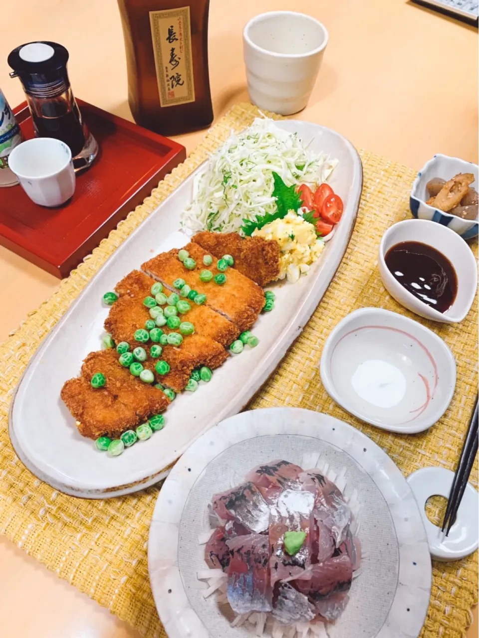 夫の夕食　ローストンカツ|はなさん